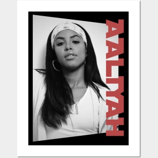 aaliyah classic portrait Posters and Art